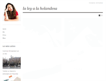 Tablet Screenshot of naciendoenholanda.com